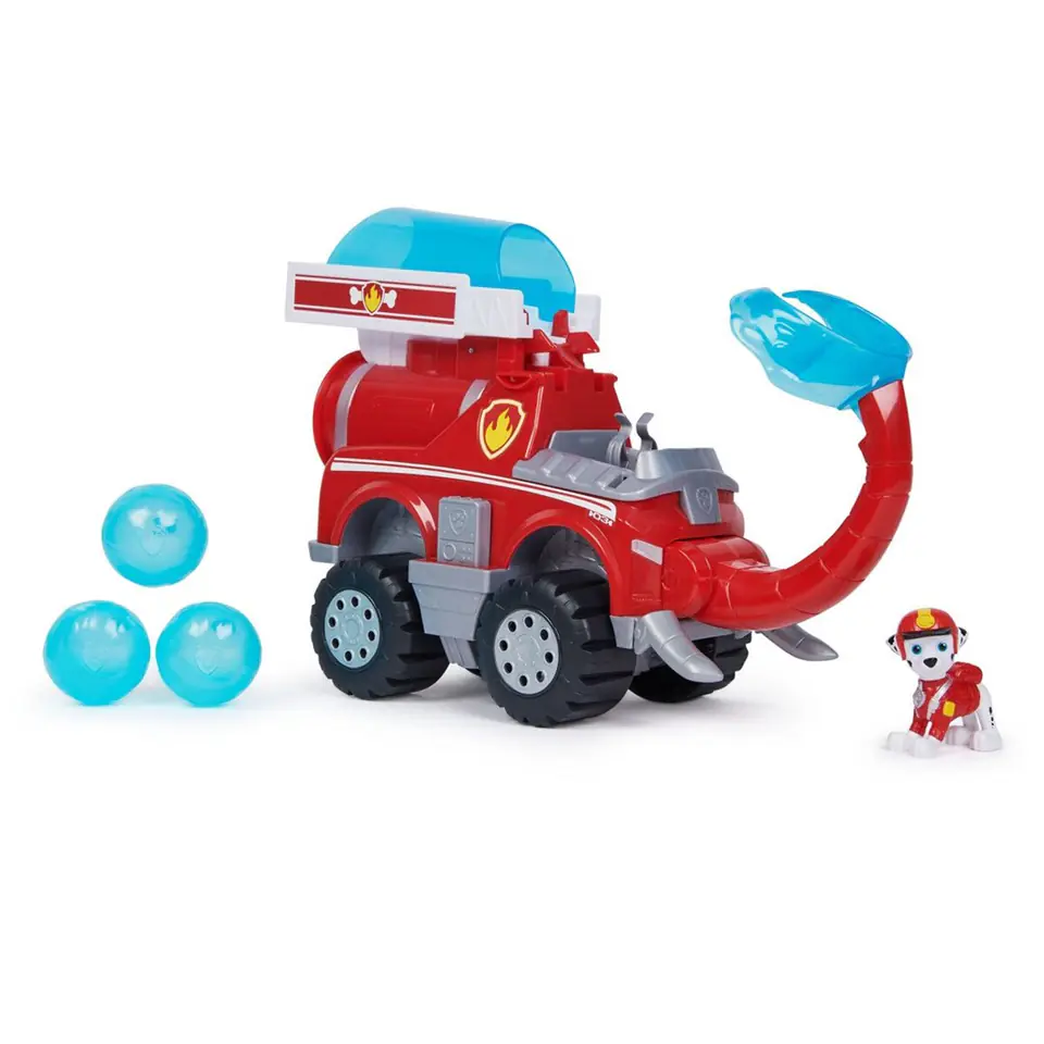 ⁨PAW Patrol Jungle Pups, Marshall Elephant Firetruck with Projectile Launcher, Toy Truck with Action Figure, Kids Toys for Boys & Girls Ages 3 and Up⁩ at Wasserman.eu