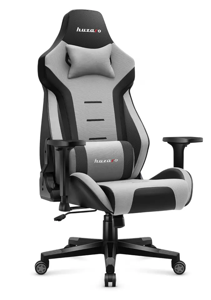 ⁨Gaming chair - Huzaro Force 7.6 Grey⁩ at Wasserman.eu