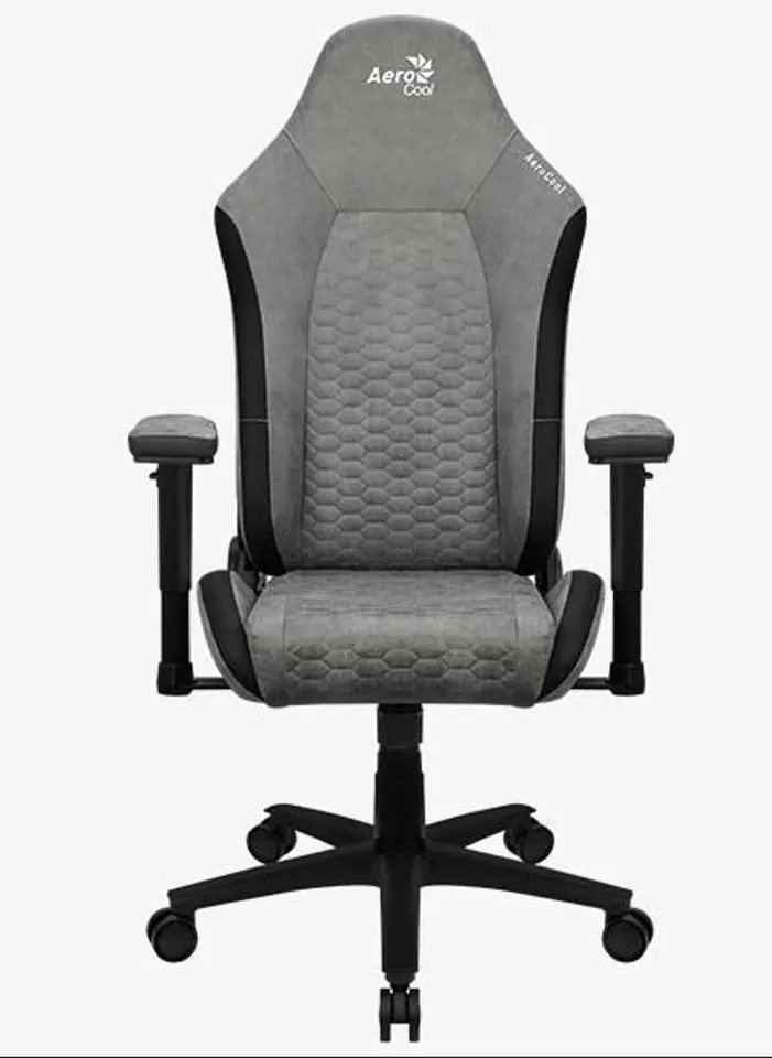 ⁨Aerocool Crown AeroSuede Universal gaming chair Padded seat Stone Grey⁩ at Wasserman.eu