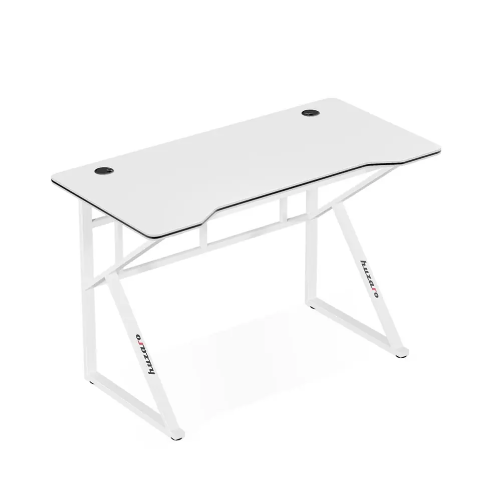 ⁨Gaming desk - Huzaro Hero 1.6 White⁩ at Wasserman.eu