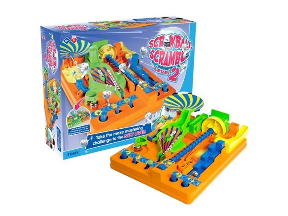 ⁨Arcade game TOMY SCREWBALL SCRAMBLE LEVEL 2 Obstacle course 2 (T73109 /4)⁩ at Wasserman.eu