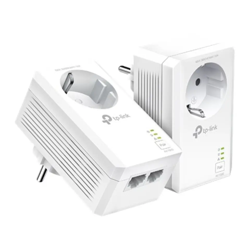 ⁨TP-Link TL-PA7027P KIT PowerLine network adapter 1000 Mbit/s Ethernet LAN White 2 pc(s)⁩ at Wasserman.eu