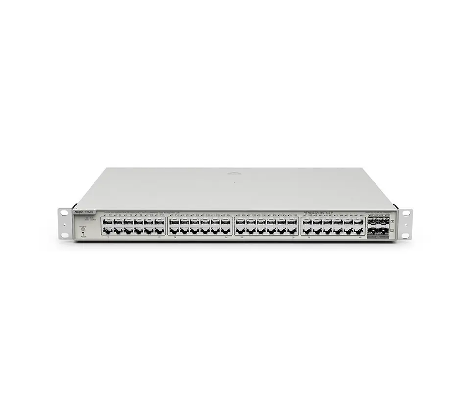 ⁨Ruijie Networks RG-NBS3200-48GT4XS-P network switch Managed L2 Gigabit Ethernet (10/100/1000) Power over Ethernet (PoE) Grey⁩ at Wasserman.eu