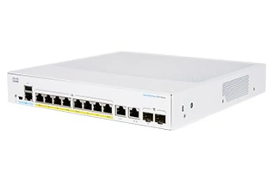 ⁨Switch Cisco CBS350-8P-2G-EU⁩ w sklepie Wasserman.eu