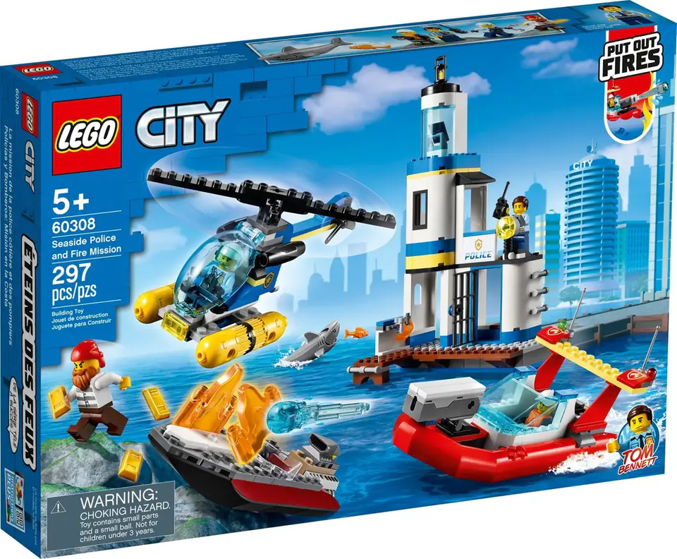 ⁨LEGO CITY 60308 SEASIDE POLICE AND FIRE MISSION⁩ at Wasserman.eu