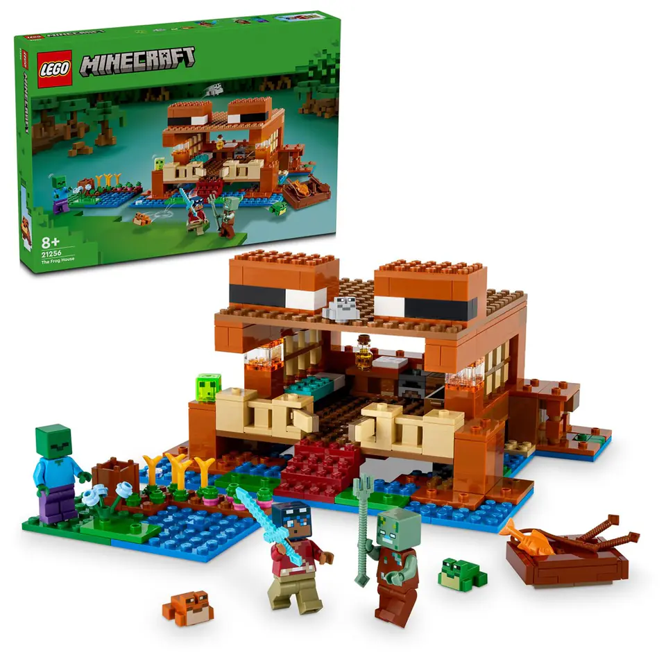 ⁨LEGO MINECRAFT 21256 ŻABI DOMEK⁩ w sklepie Wasserman.eu