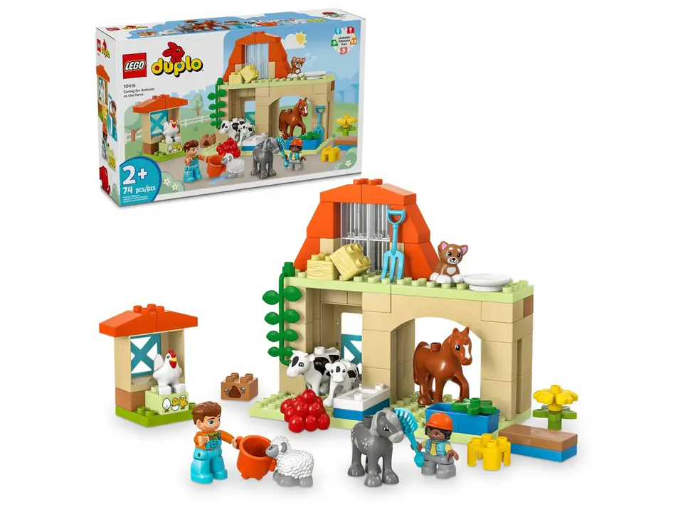 ⁨LEGO DUPLO  10416 Opieka nad zwierzętami na farmie⁩ w sklepie Wasserman.eu