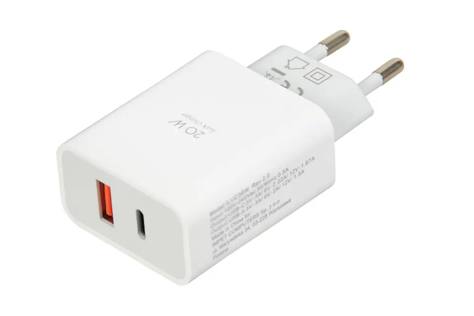 ⁨ŁADOWARKA SIECIOWA I-BOX C-36 PD20W USB-C + USB-A⁩ w sklepie Wasserman.eu