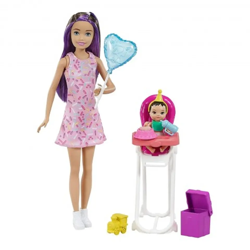 ⁨PROMO Barbie Lalka Skipper Miniurodziny krzesełko GRP40 MATTEL⁩ w sklepie Wasserman.eu