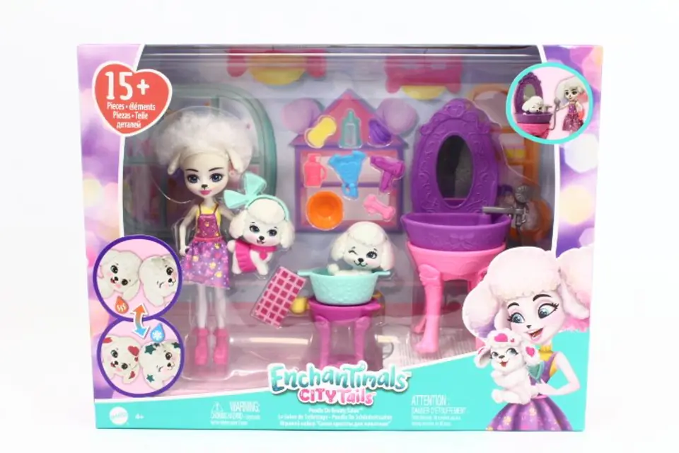 ⁨Enchantimals Salon piękności pudelków HHC20 p3 MATTEL⁩ w sklepie Wasserman.eu