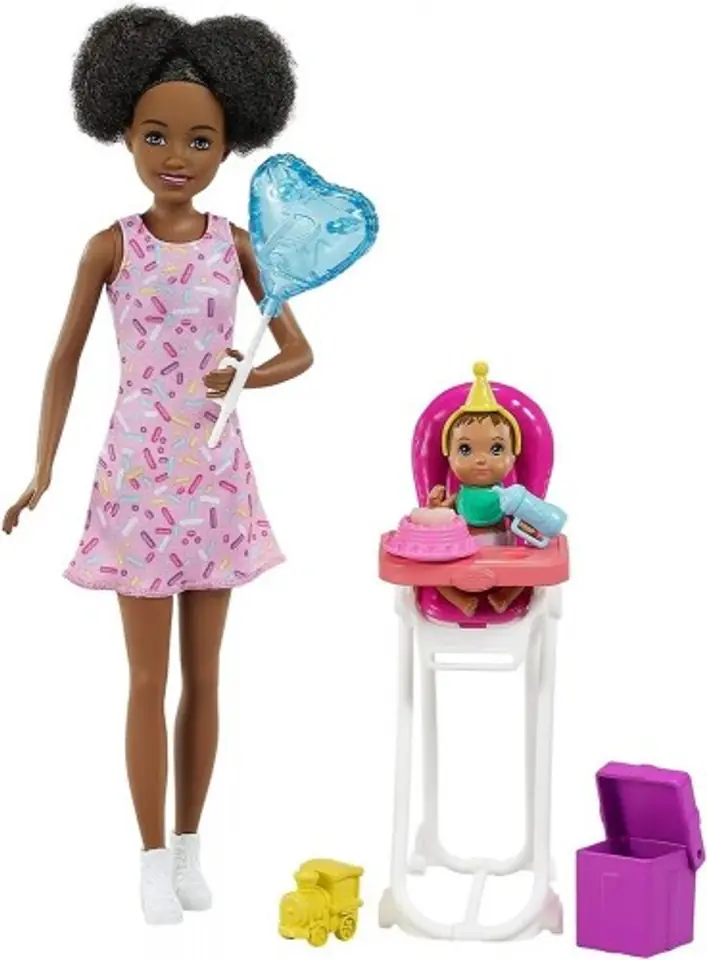 ⁨PROMO Barbie Lalka Skipper Miniurodziny krzesełko GRP41 MATTEL⁩ w sklepie Wasserman.eu