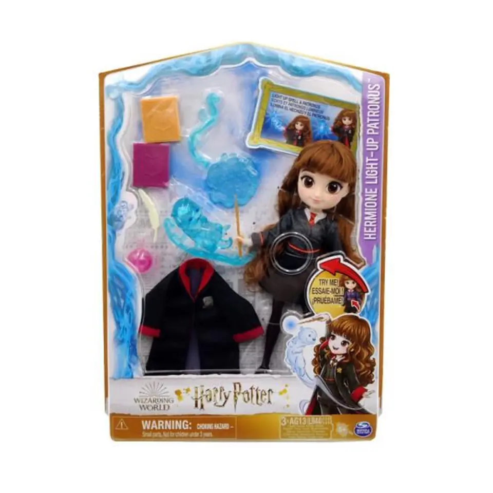 ⁨Wizarding World 20cm Hermione Doll with Patronus 6063882 Spin Master⁩ at Wasserman.eu