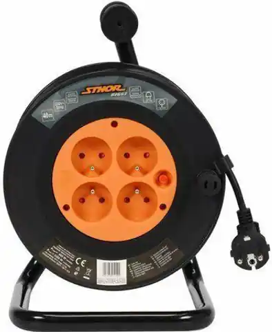 ⁨Extension cord on reel 40m STHOR 82693⁩ at Wasserman.eu