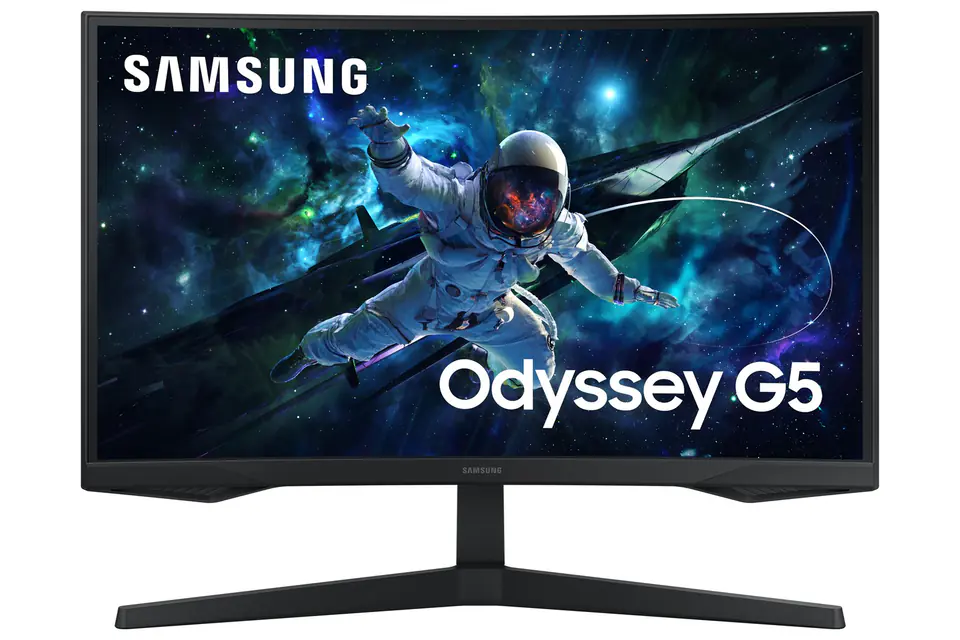 ⁨Samsung Gaming Monitor LS27CG552EUXEN 27 " VA 2560 x 1440 pixels 16:9 1 ms 300 cd/m2 Black 144 Hz⁩ at Wasserman.eu