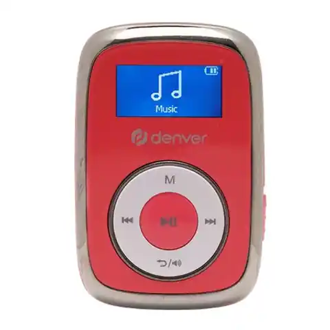 ⁨MP3 player Denver MPS-316R 1" 16GB pink⁩ at Wasserman.eu