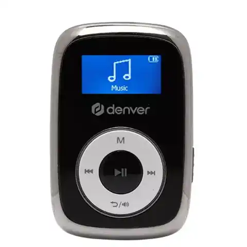 ⁨Odtwarzacz MP3 Denver MPS-316B 1" 16GB szary⁩ w sklepie Wasserman.eu