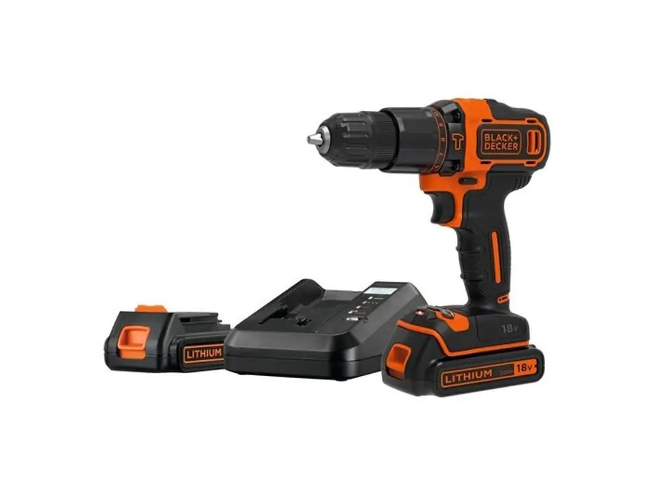 ⁨Black & Decker BDCHD18K1B2-QW drill 1400 RPM⁩ at Wasserman.eu