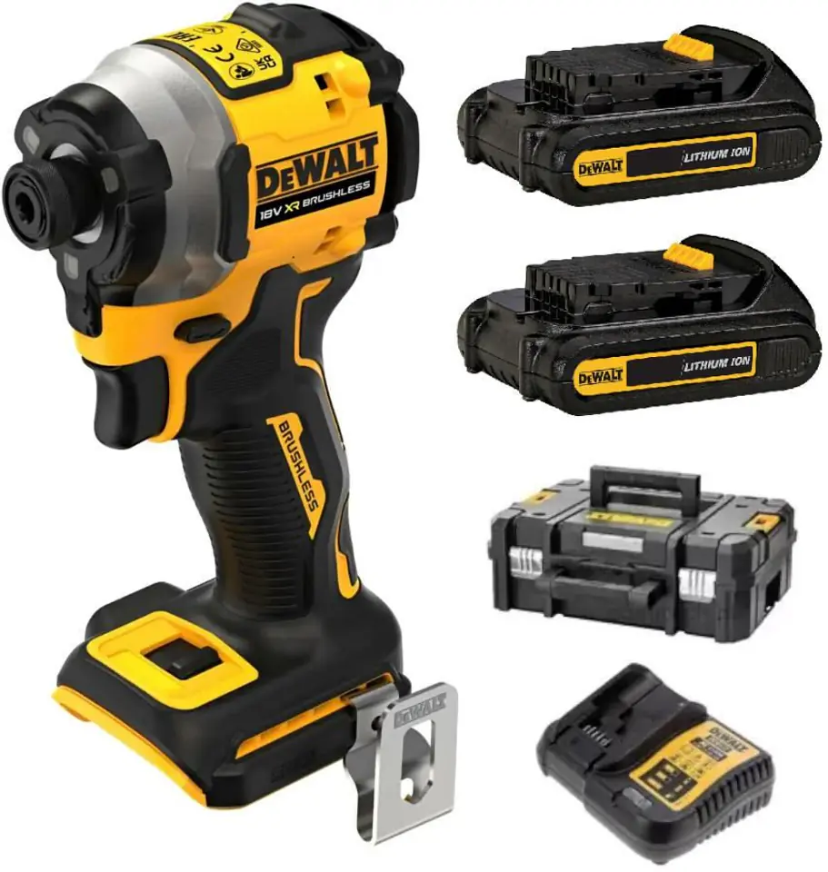 ⁨18v impact driver 3 gears; 208nm; trunk; 2x2ah⁩ at Wasserman.eu