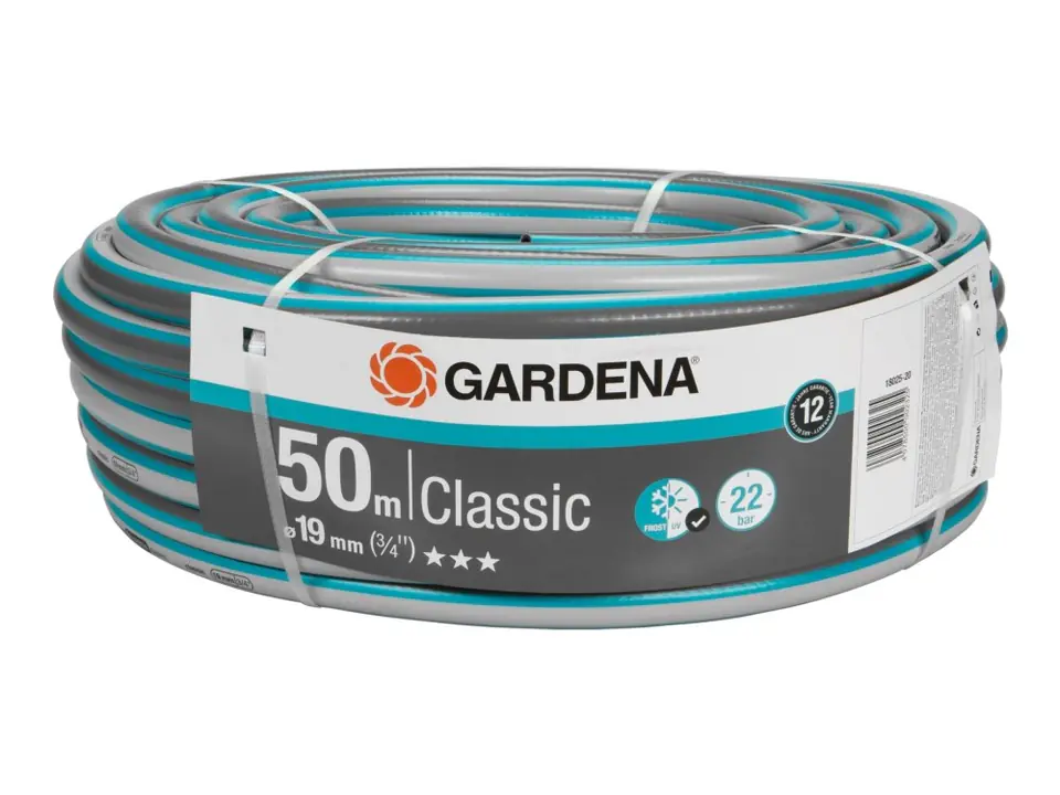 ⁨Gardena 18025 garden hose 50 m PVC Grey, Orange⁩ at Wasserman.eu