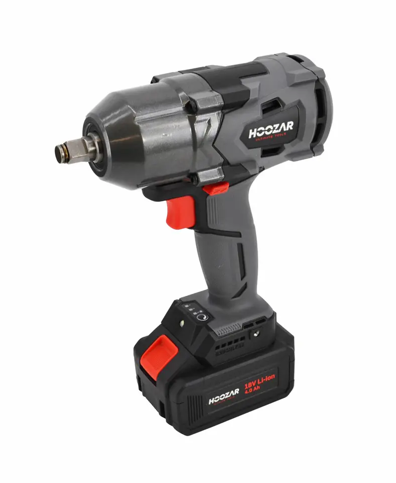 ⁨HOOZAR BRUSHLESS IMPACT WRENCH 1/2" 18V 1x4.0Ah 600 N.m. IW20BL⁩ at Wasserman.eu