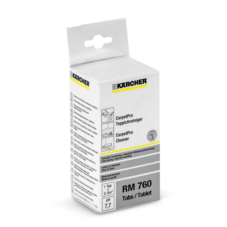 ⁨KARCHER WASHING POWDER FOR CARPETS AND UPHOLSTERY RM760 TABLETS 200 pcs.⁩ at Wasserman.eu