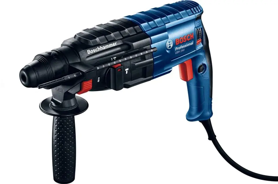 ⁨BOSCH MŁOTOWIERTARKA Z OPCJĄ KUCIA 790W 2,7J GBH 240⁩ w sklepie Wasserman.eu