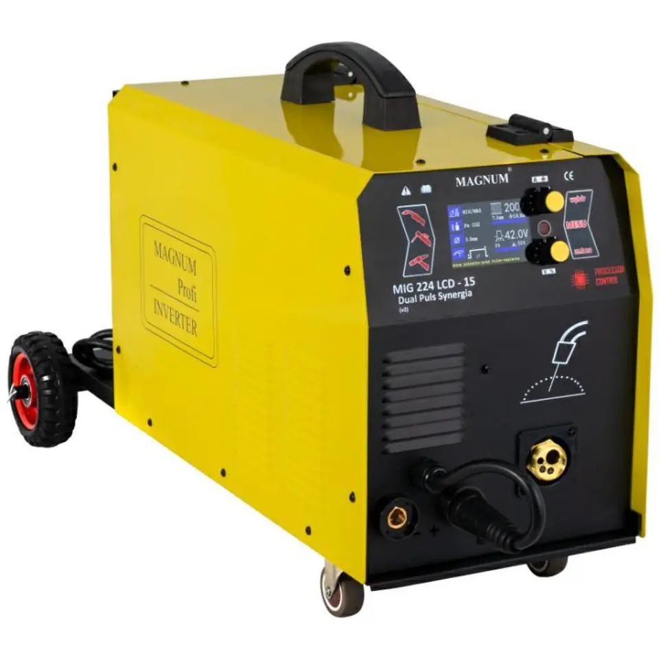 ⁨SEMI-AUTOMATIC WELDING. INV. MIG-224 LCD V2 DUAL PLUS SYNERGY MMA+CHASSIS⁩ at Wasserman.eu