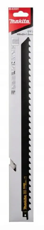 ⁨MAKITA RECIPROCATING SAW BLADE 400mm 2Z/INCH 1pc POROTERM/AERATED CONCRETE/BRICK⁩ at Wasserman.eu