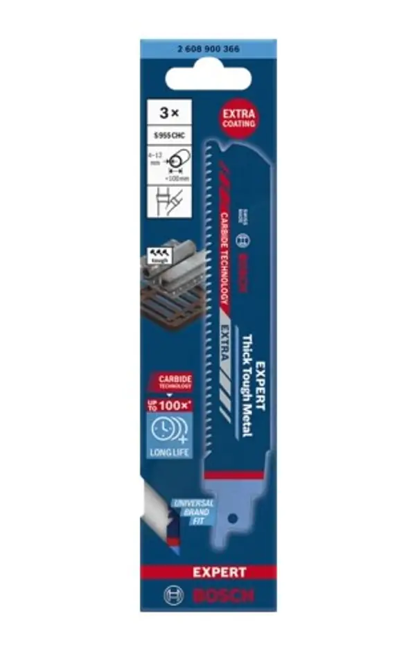 ⁨BOSCH BRZESZCZOT DO PIŁ SZABLASTYCH EXPERT S955CHC 150mm  /3szt.⁩ w sklepie Wasserman.eu