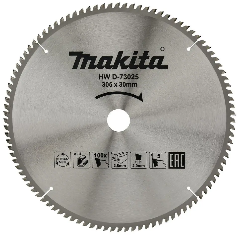 ⁨MAKITA PIŁA TARCZOWA DO ALUMINIUM 305x30x100z ECONOMY⁩ w sklepie Wasserman.eu