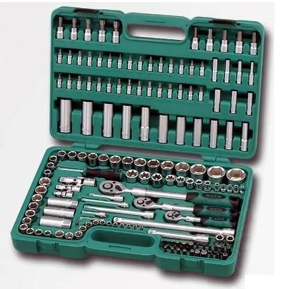 ⁨HONITON WRENCH SET 155 PIECES 1/4"-3/8"-1/2" H4351⁩ at Wasserman.eu