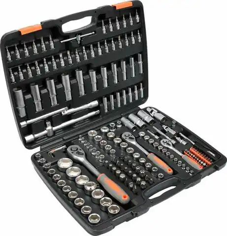 ⁨Set of 173 pieces spanners 1/2", 3/8", 1/4" T58688 STHOR⁩ at Wasserman.eu