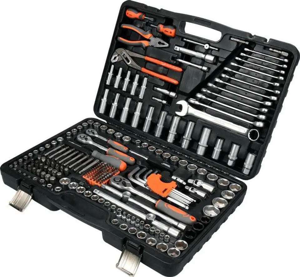 ⁨Set of wrenches 225 pieces 1/2"/3/8"/1/4" STHOR 58693⁩ at Wasserman.eu