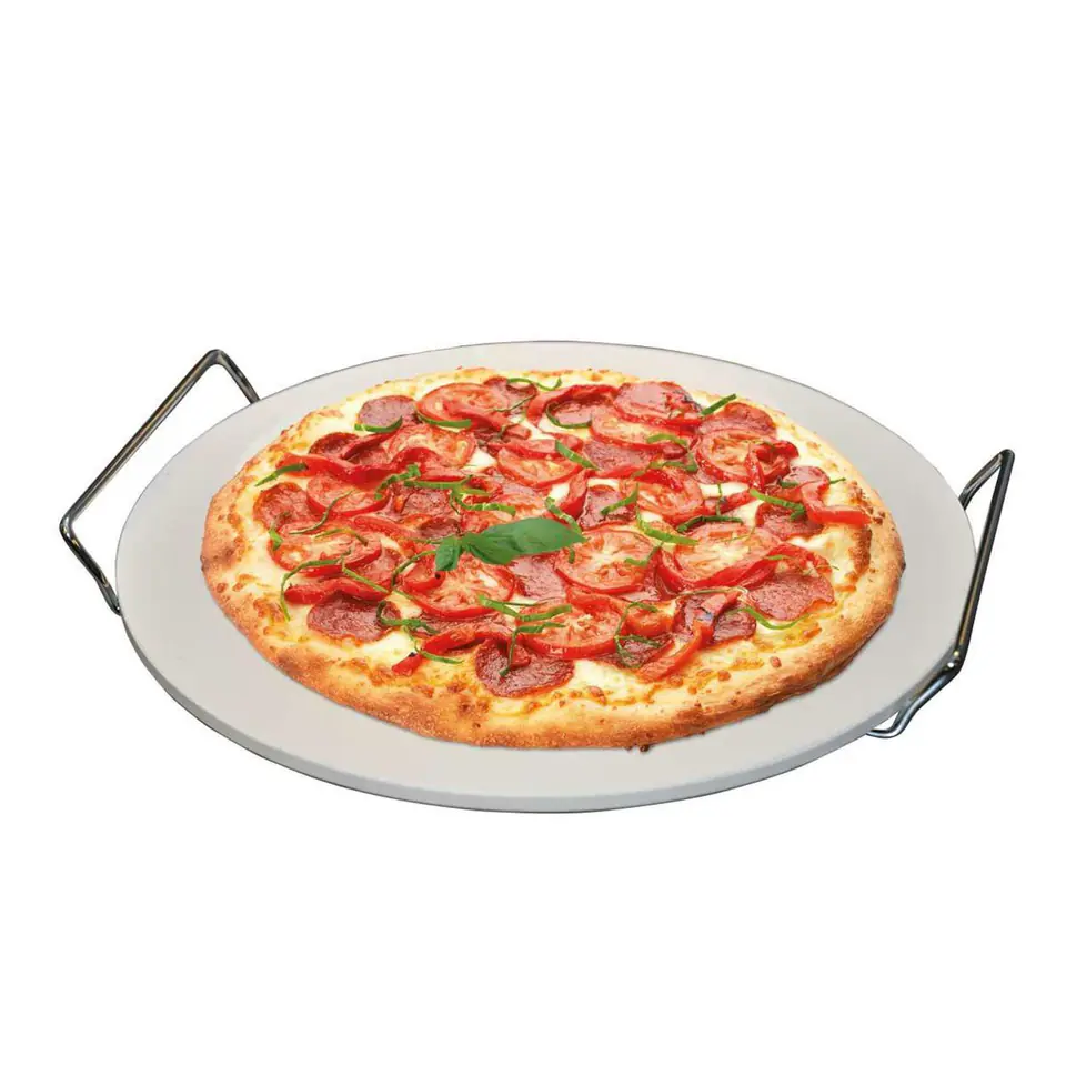 ⁨Pizza baking stone with handles⁩ at Wasserman.eu