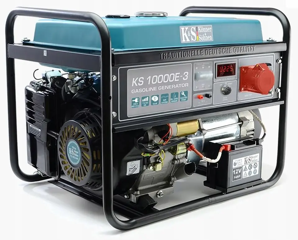 KÖNNER & SÖHNEN GASOLINE POWER GENERATOR 7,5kW 230/400V KS 10000E-3 at Wasserman.eu
