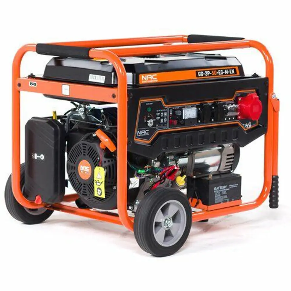 NAC GENERATOR 5.5kW 400V AVR WITH STARTER MOTOR at Wasserman.eu