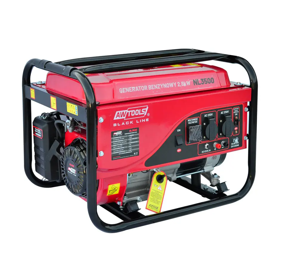 ⁨AWTOOLS GENERATOR BENZYNOWY 2,8kW 230V BLACK LINE⁩ w sklepie Wasserman.eu