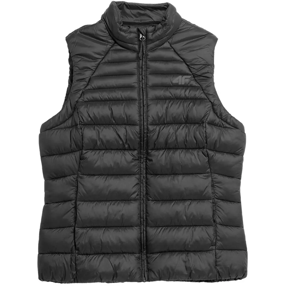 ⁨Women's down vest 4F F091 deep black 4FSS23TDJAF091 20S⁩ at Wasserman.eu