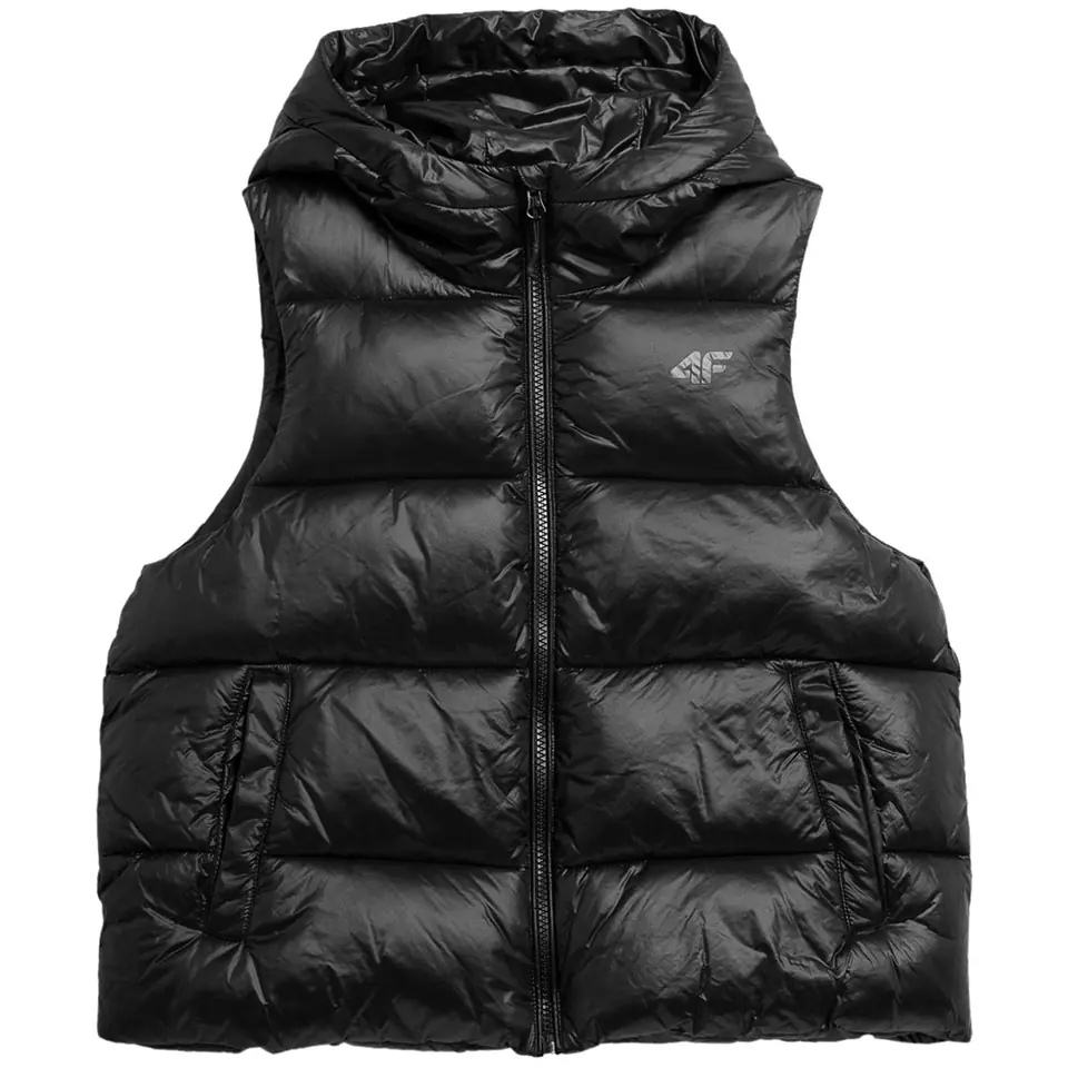 ⁨Women's down vest 4F F092 deep black 4FSS23TDJAF092 20S⁩ at Wasserman.eu