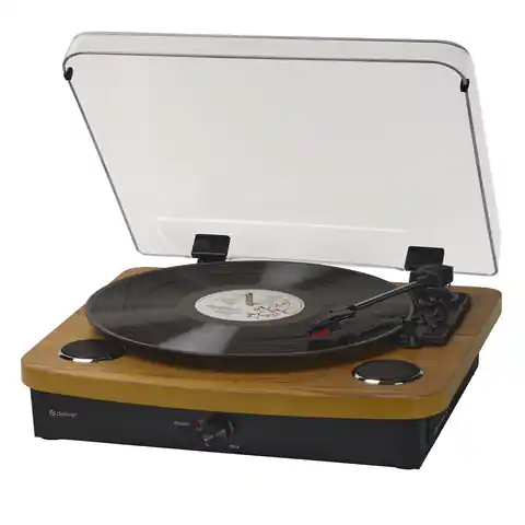 ⁨Denver VPL-230LW turntable with BT and USB for ripping from light wood records⁩ at Wasserman.eu
