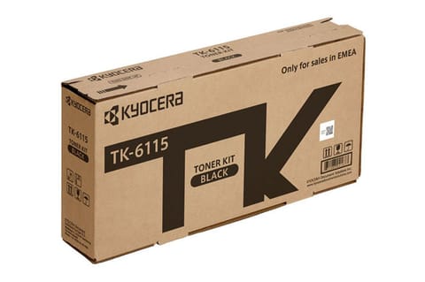 ⁨Kyocera Original Toner Cartridge TK6115, black, 15000s, 1T02P10NL0, Kyocera ECOSYS M4125idn, ECOSYS M4132idn, O⁩ at Wasserman.eu