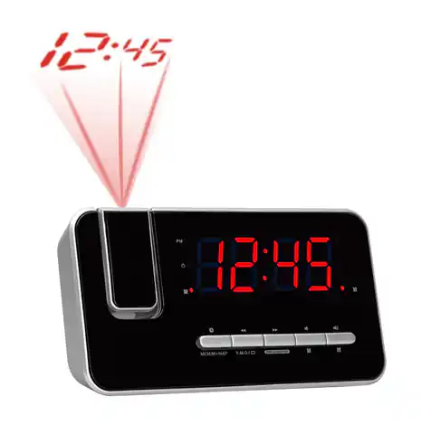 ⁨Denver CRP-618 Clock Radio with Ceiling Time Projector⁩ at Wasserman.eu