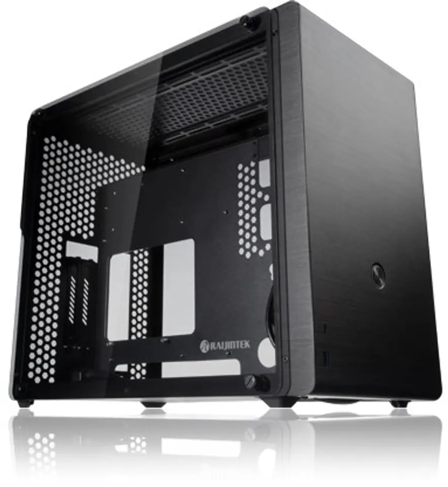 ⁨Raijintek Ophion M Evo TGS Micro-ATX Case, Tempered Glass - Black⁩ at Wasserman.eu