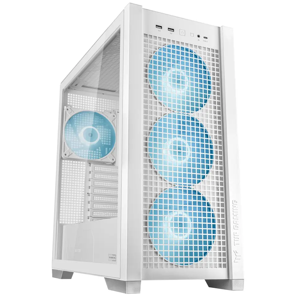 ⁨Housing Asus TUF GAMING GT302 TG ARGB WHITE⁩ at Wasserman.eu