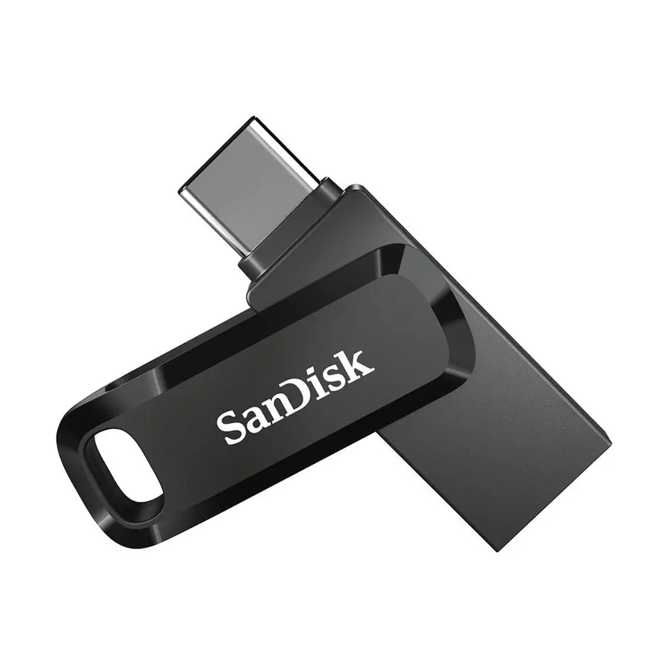 ⁨SanDisk Ultra Dual Drive Go USB flash drive 256 GB USB Type-A / USB Type-C 3.2 Gen 1 (3.1 Gen 1) Black⁩ at Wasserman.eu