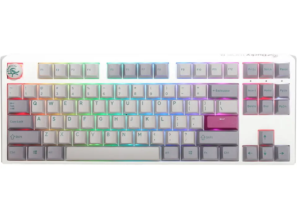 ⁨Ducky One 3 Mist Grey TKL Gaming Keyboard, RGB LED - MX-Ergo-Clear⁩ at Wasserman.eu