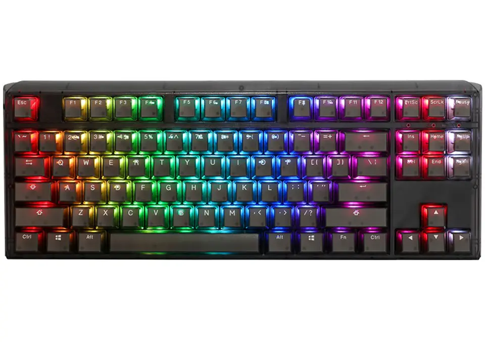 ⁨Ducky One 3 Aura Black TKL Gaming Keyboard, RGB LED - MX-Silent-Red (US)⁩ at Wasserman.eu