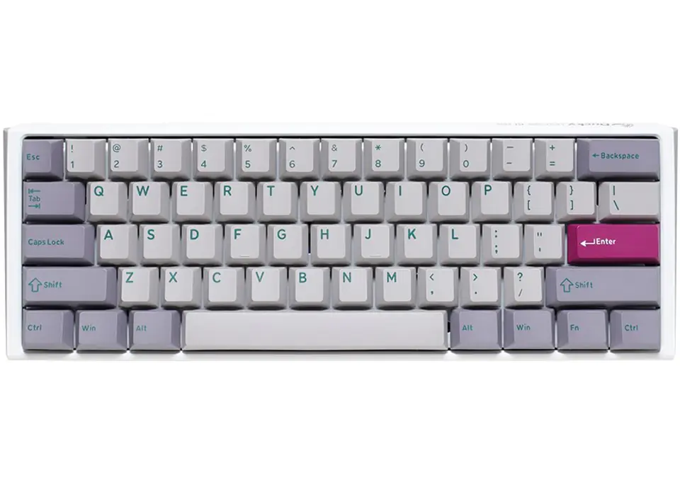 ⁨Ducky One 3 Mist Grey Mini Klawiatura Gamingowa, RGB LED - MX-Red⁩ w sklepie Wasserman.eu