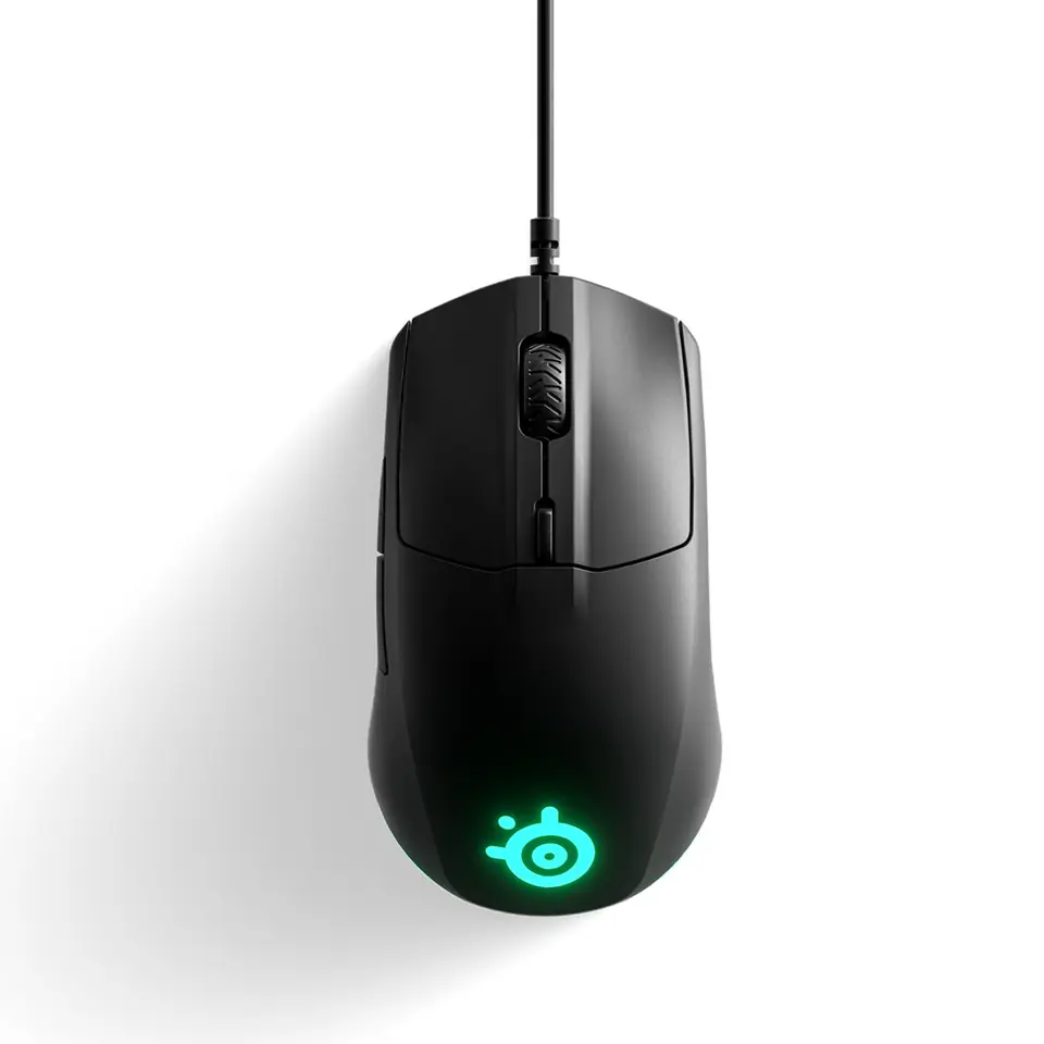 ⁨Mysz przewodowa SteelSeries Rival 3 (62513)⁩ w sklepie Wasserman.eu