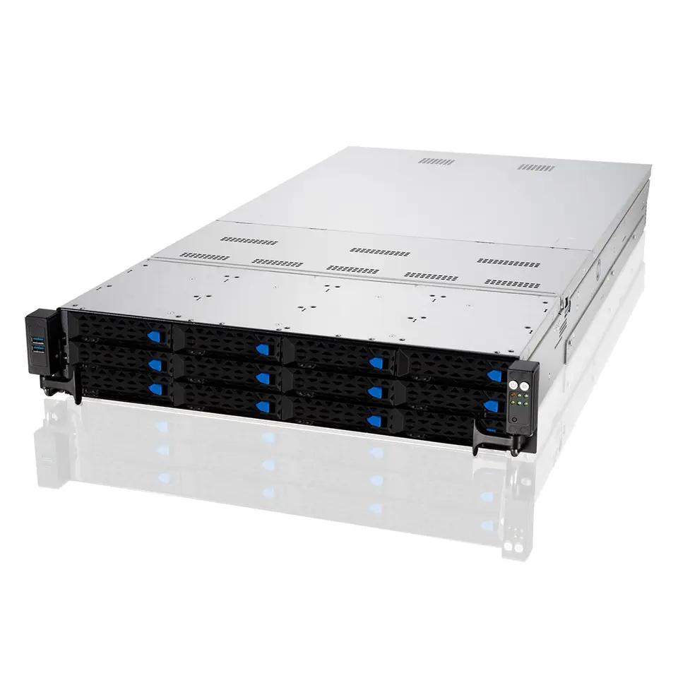⁨RACK server ASUS RS720A-E11-RS12 10G/2.4KW/8NVME/GPU/OCP (90SF01G5-M008P0) Grey⁩ at Wasserman.eu